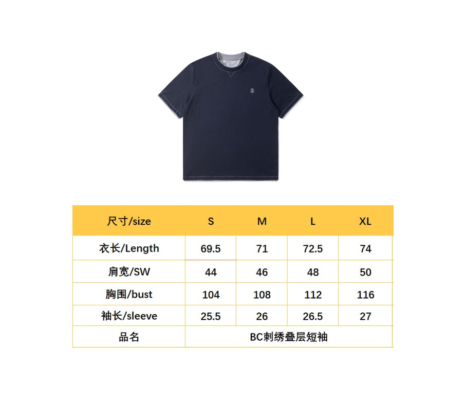 BVG / 브루넬로 쿠치넬리 반팔 티셔츠