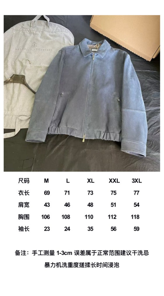BVG / 브루넬로 쿠치넬리 스웨이드 양가죽 재킷