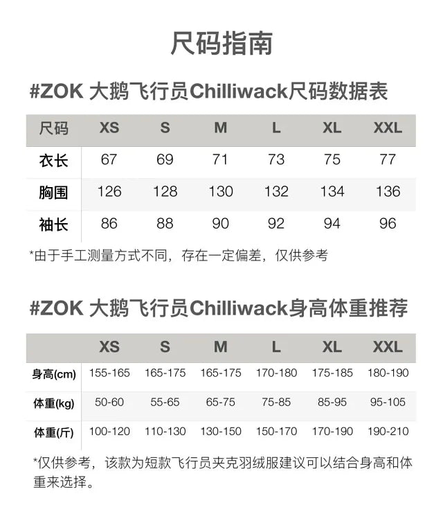 ZOK / Canada Goose Padding