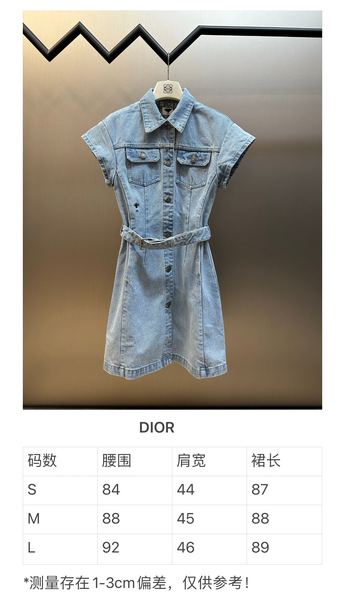 Chain 2 / Dior Women's Short Shirt Dress