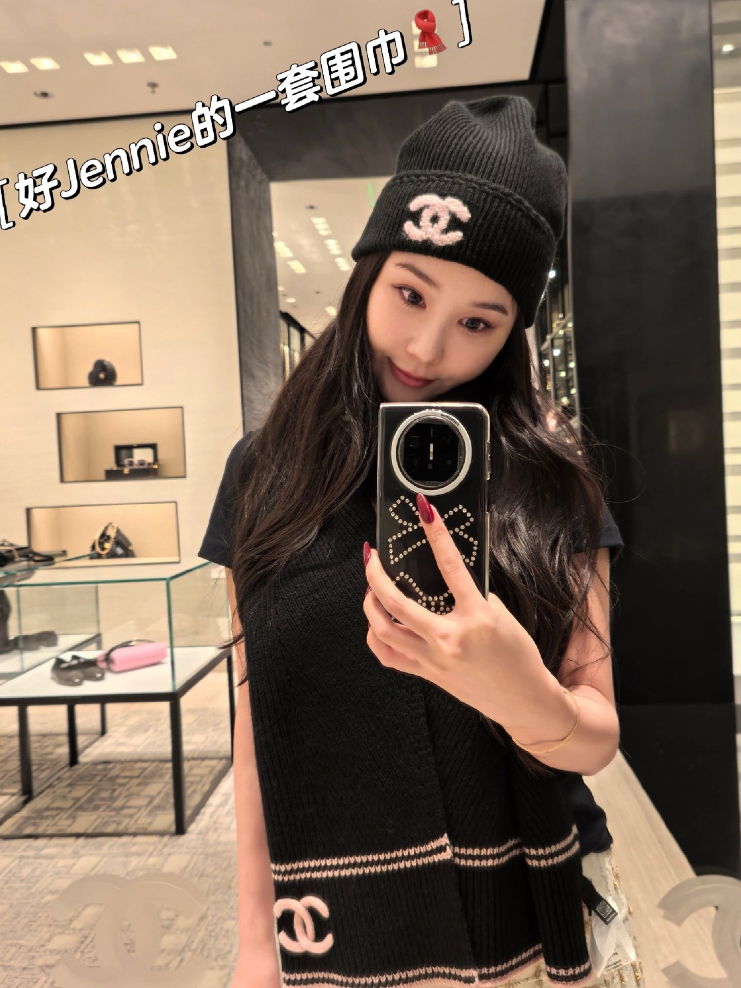 US / 샤넬 캐시미어 스카프