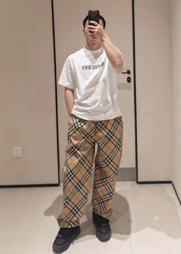 BVG / 버버리 로고 장식 면 티셔츠