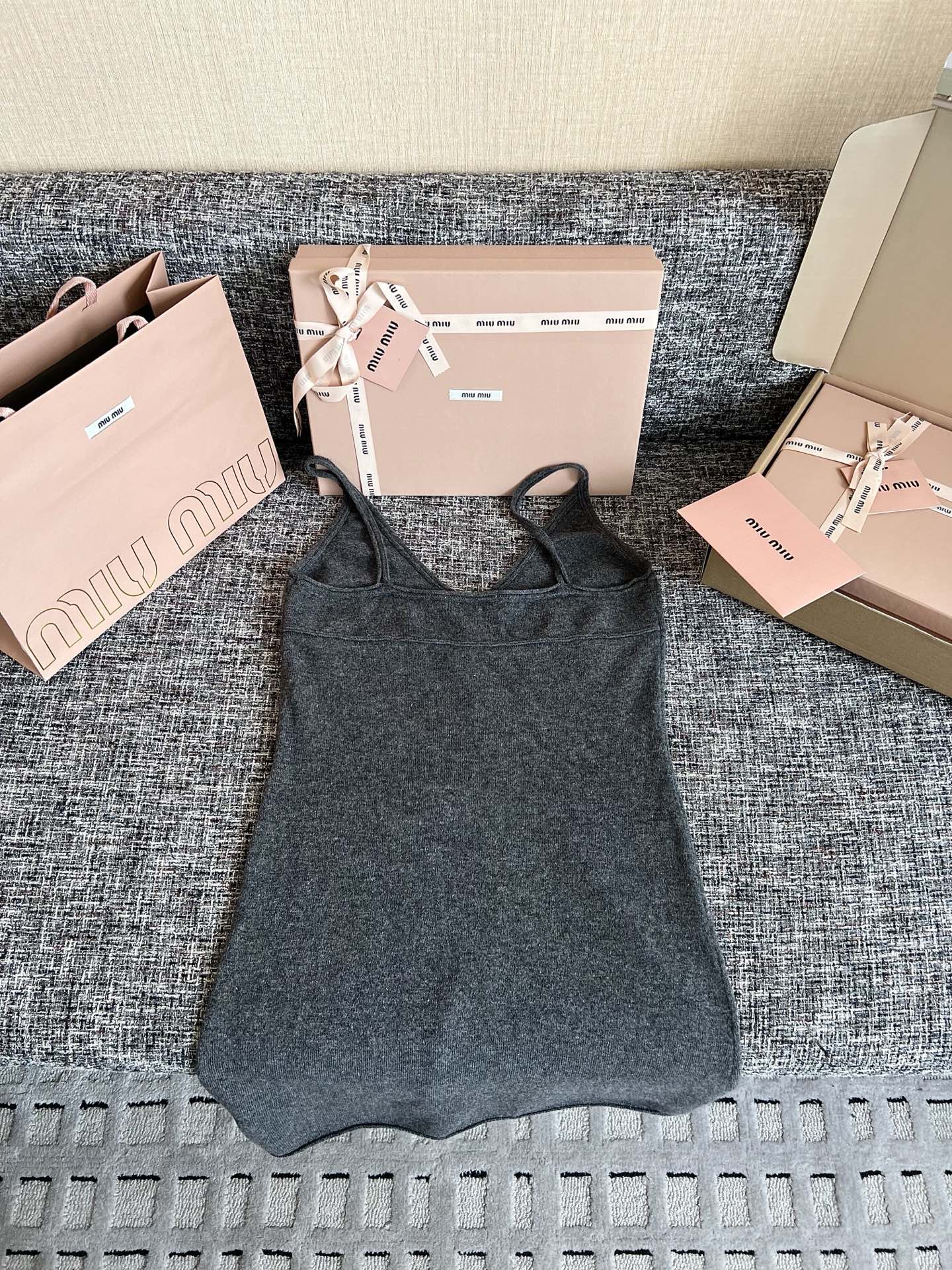 Timo / Miu Miu V-neck Strap Dress