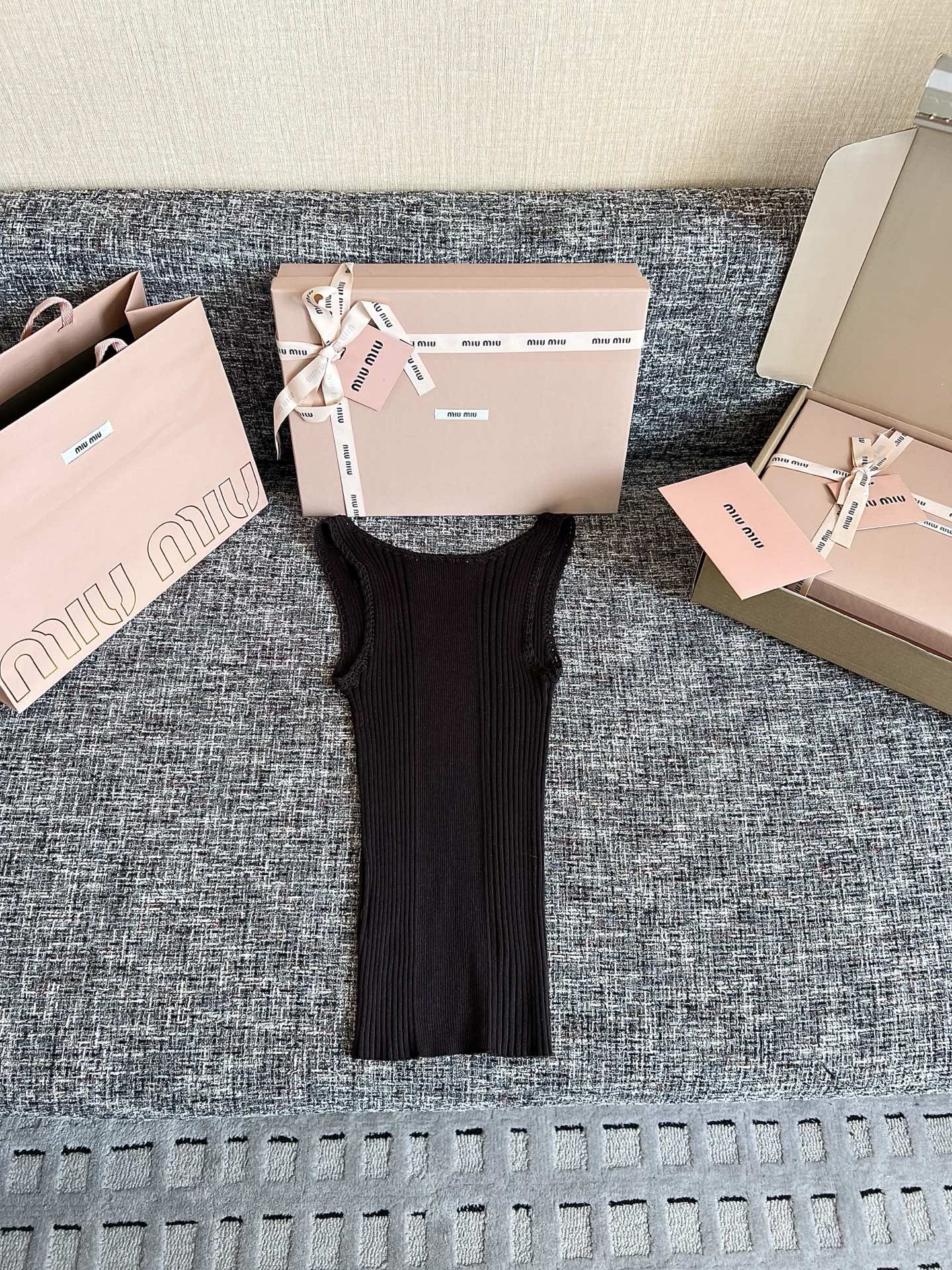 Timo / Miu Miu V-Neck Strap Dress