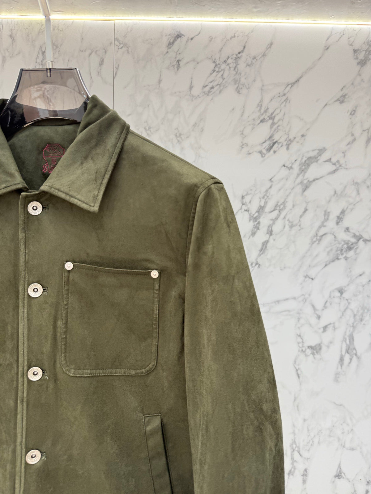 zb / 브루넬로 쿠치넬리  한줄단추 칼라 재킷