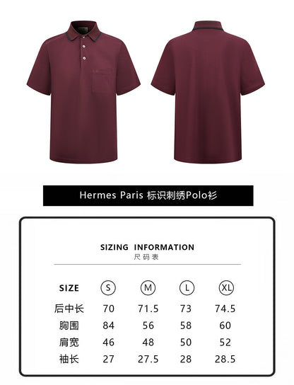 주말QZ / 에르메스 자수 폴로 셔츠