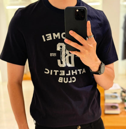 주말QZ / 브루넬로 쿠치넬리 레터링 프린트 반팔 티셔츠