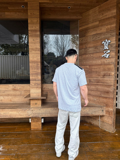 주말QZ / 브루넬로 쿠치넬리 컬러 블록 반팔 티셔츠