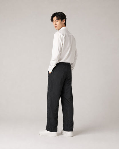 주말QZ / 프라다 레터링 자수 나일론 팬츠