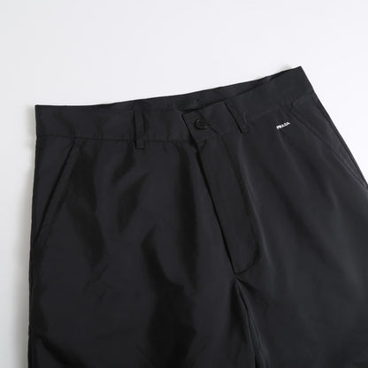 주말QZ / 프라다 레터링 자수 나일론 팬츠