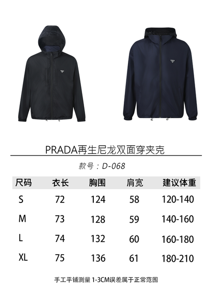 주말QZ / 프라다 리사이클 나일론 양면 착용 자켓