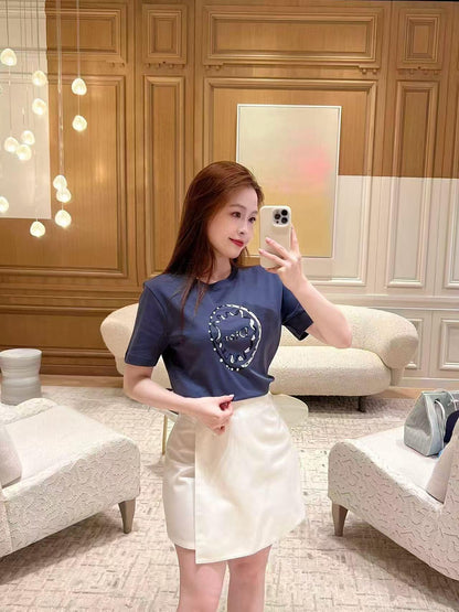 주말QZ / 디올 자수 반팔