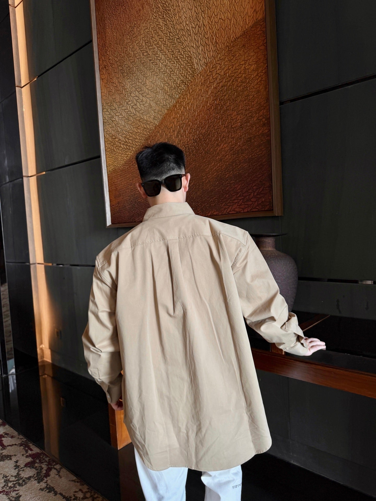 주말QZ / 로에베 긴팔 자수 셔츠