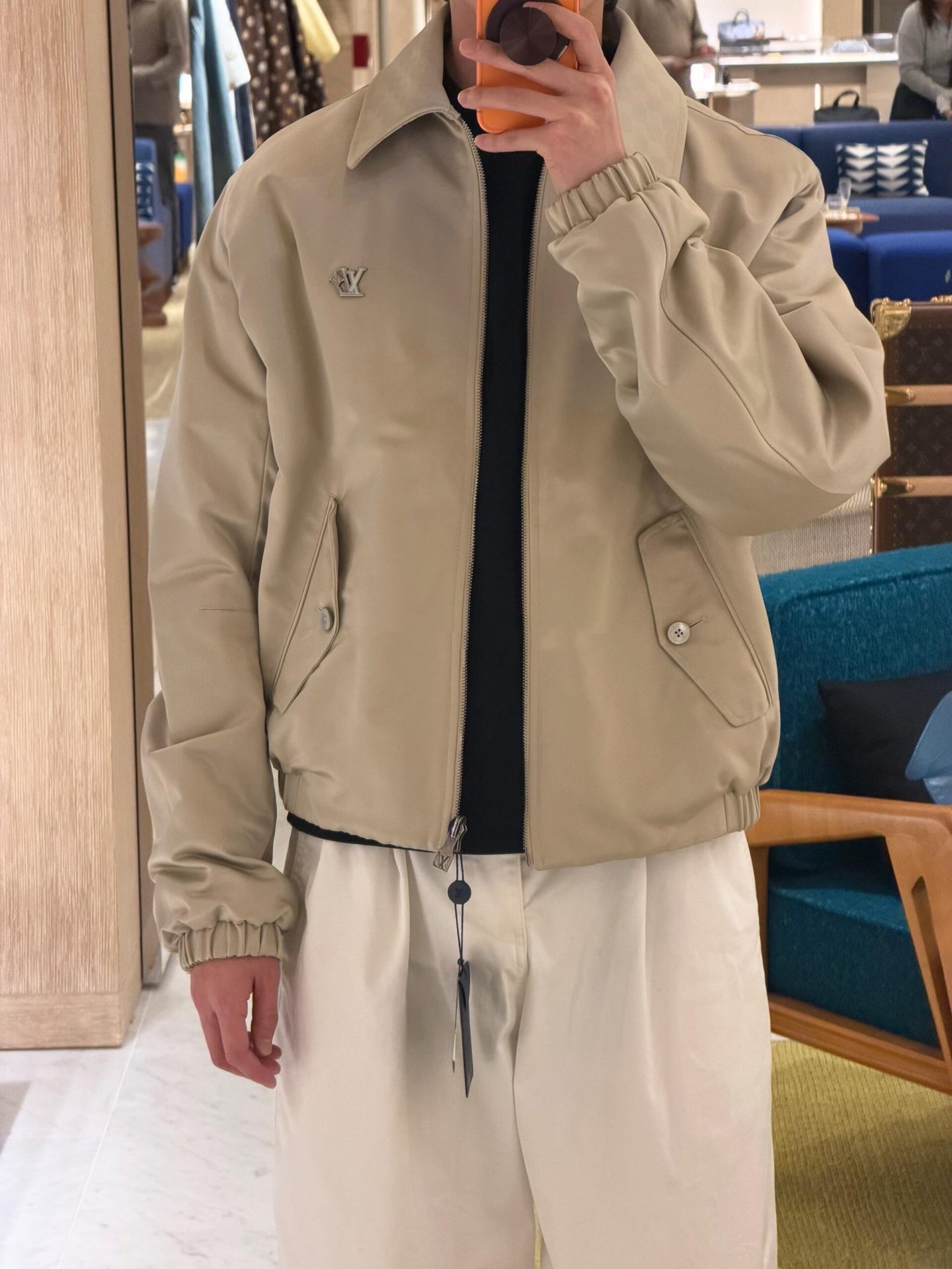주말QZ / 루이비통 양면 착용 자카드 자켓
