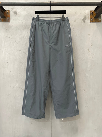 주말QZ / 발렌시아가 반사 테이프 디테일 스포츠 캐주얼 팬츠