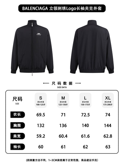 주말QZ / 발렌시아가 스탠드칼라 자수 긴팔 자켓