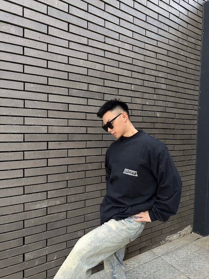 주말QZ / 발렌시아가 프린트 긴팔 티셔츠