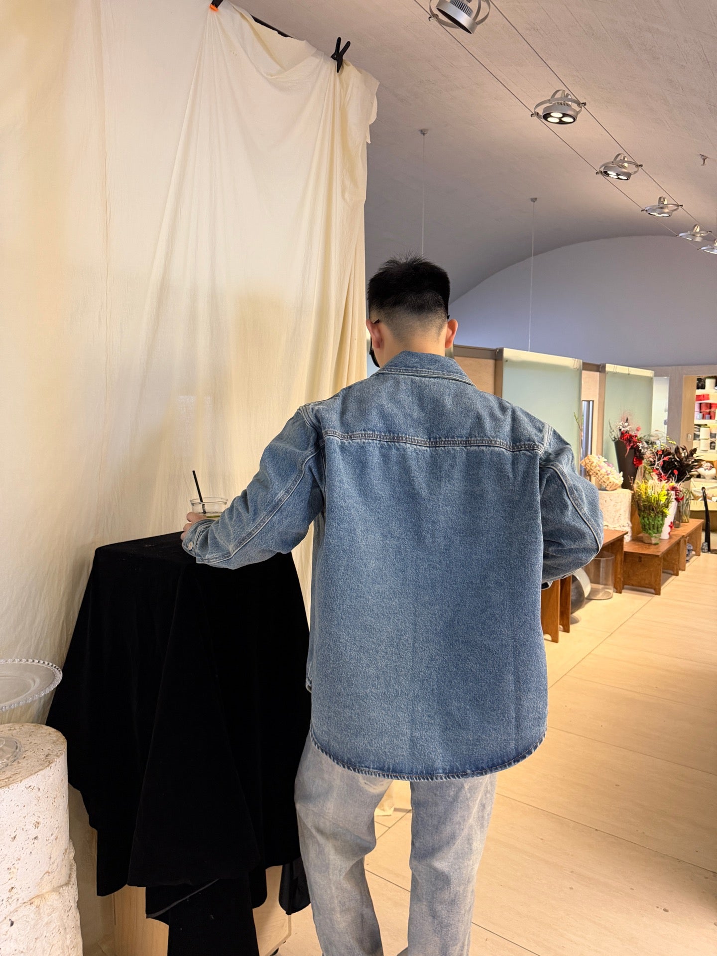 주말QZ / 아미 파리 데님 자켓
