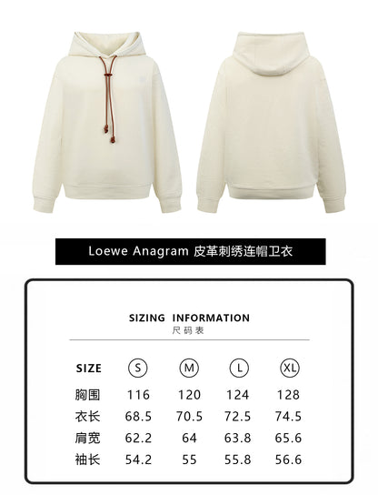 주말QZ / 로에베 자수 후디