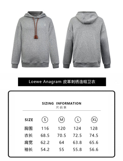 주말QZ / 로에베 자수 후디
