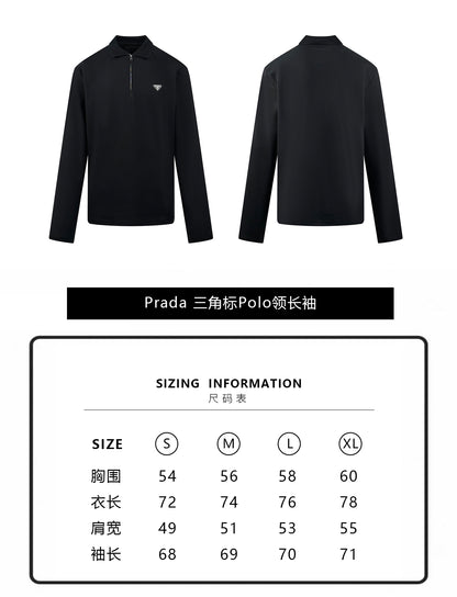 주말QZ / 프라다 폴로칼라 긴팔