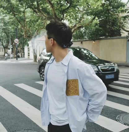 주말QZ / 로에베 스트라이프 셔츠