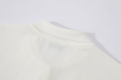 주말QZ / 미우미우 로고 자수 반팔 폴로셔츠