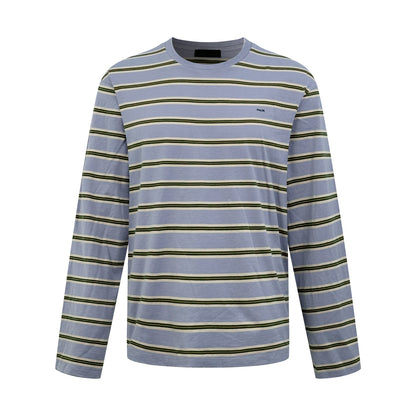 주말QZ / 프라다 로고 자수 스트라이프 긴팔