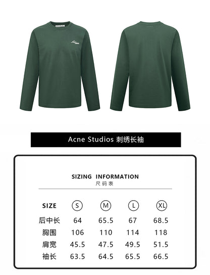 주말QZ / 아크네스튜디오 자수 긴팔 티셔츠