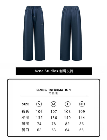 주말QZ / 아크네스튜디오 자수 긴바지