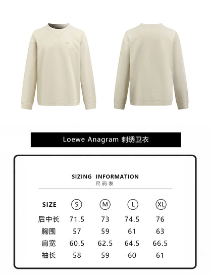 주말QZ / 로에베 자수 긴팔 맨투맨