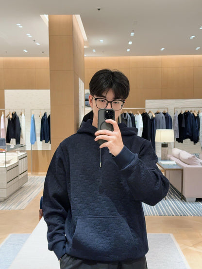 주말QZ / 디올 전체 프린트 레터링 후드티