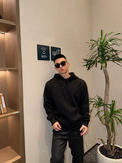 주말QZ / 디올 전체 프린트 레터링 후드티