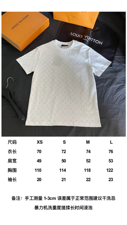 주말QZ / 루이비통 프린트 라운드넥 반팔 티셔츠
