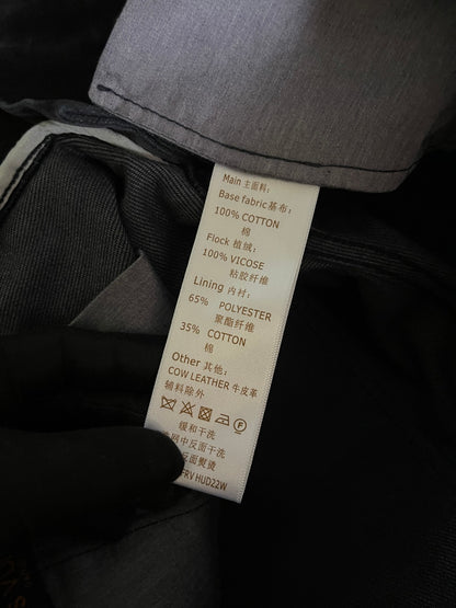 주말QZ / 루이비통 플로킹 그라데이션 워싱 스트레이트 데님 팬츠