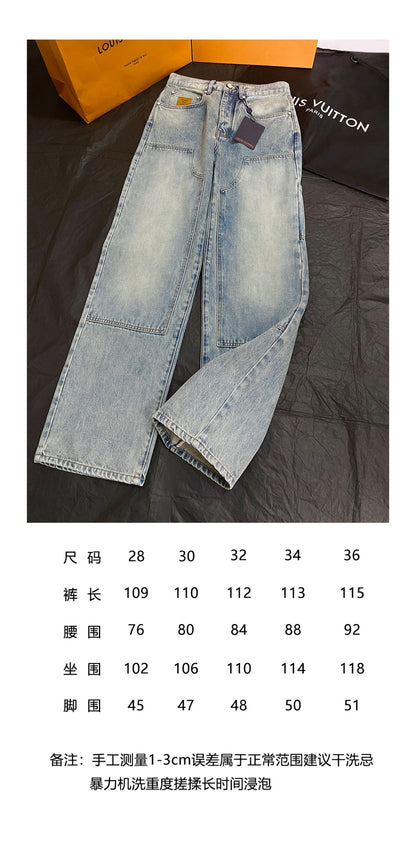주말QZ / 루이비통 웍웨어 캐주얼 데님 팬츠