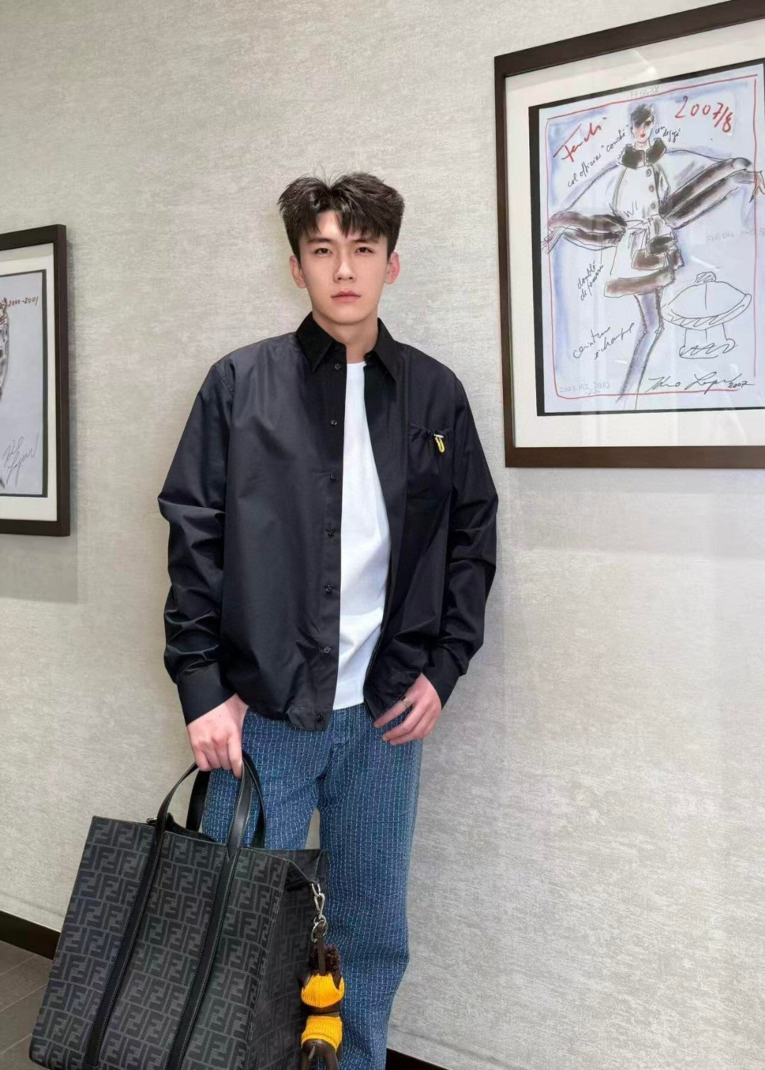 주말QZ / 펜디 긴팔 셔츠