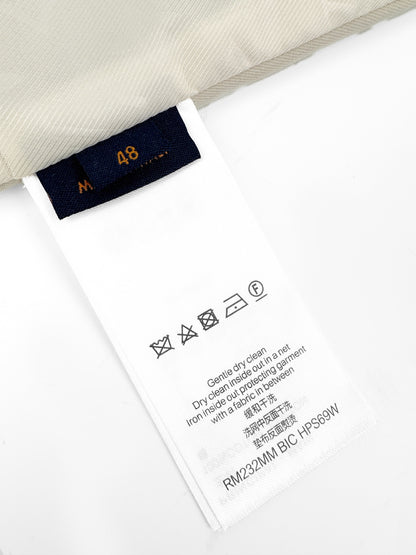 주말QZ / 루이비통 자수 싱글 버튼 가죽 자켓