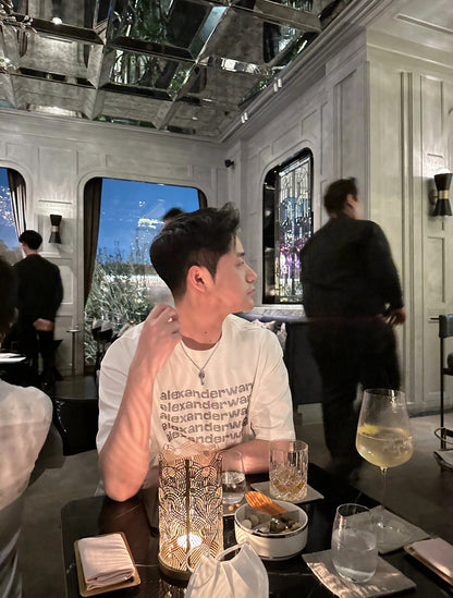 주말QZ / 알렉산더 왕 스톤 핫픽스 반팔 티셔츠