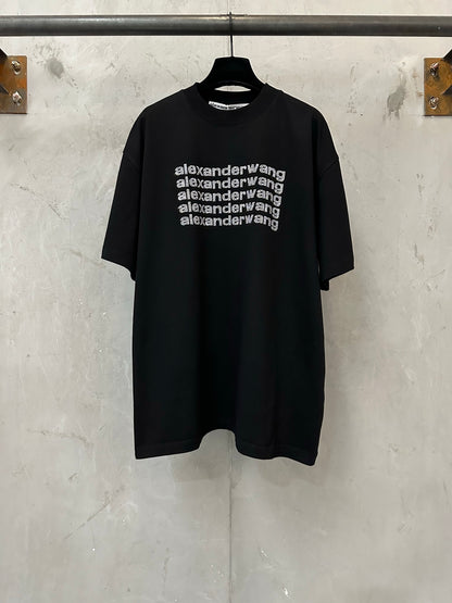 주말QZ / 알렉산더 왕 스톤 핫픽스 반팔 티셔츠