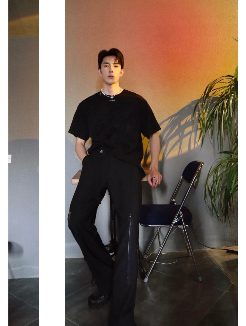 주말QZ / 프라다 자수 반팔