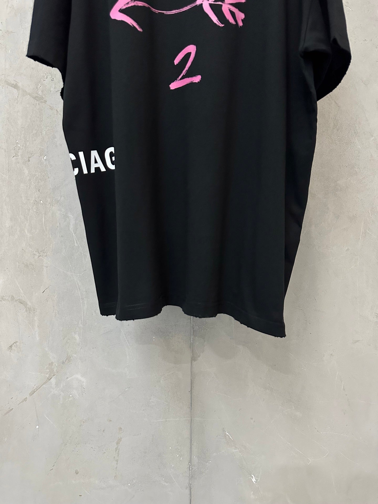 주말QZ / 발렌시아가 커플 반팔 티셔츠