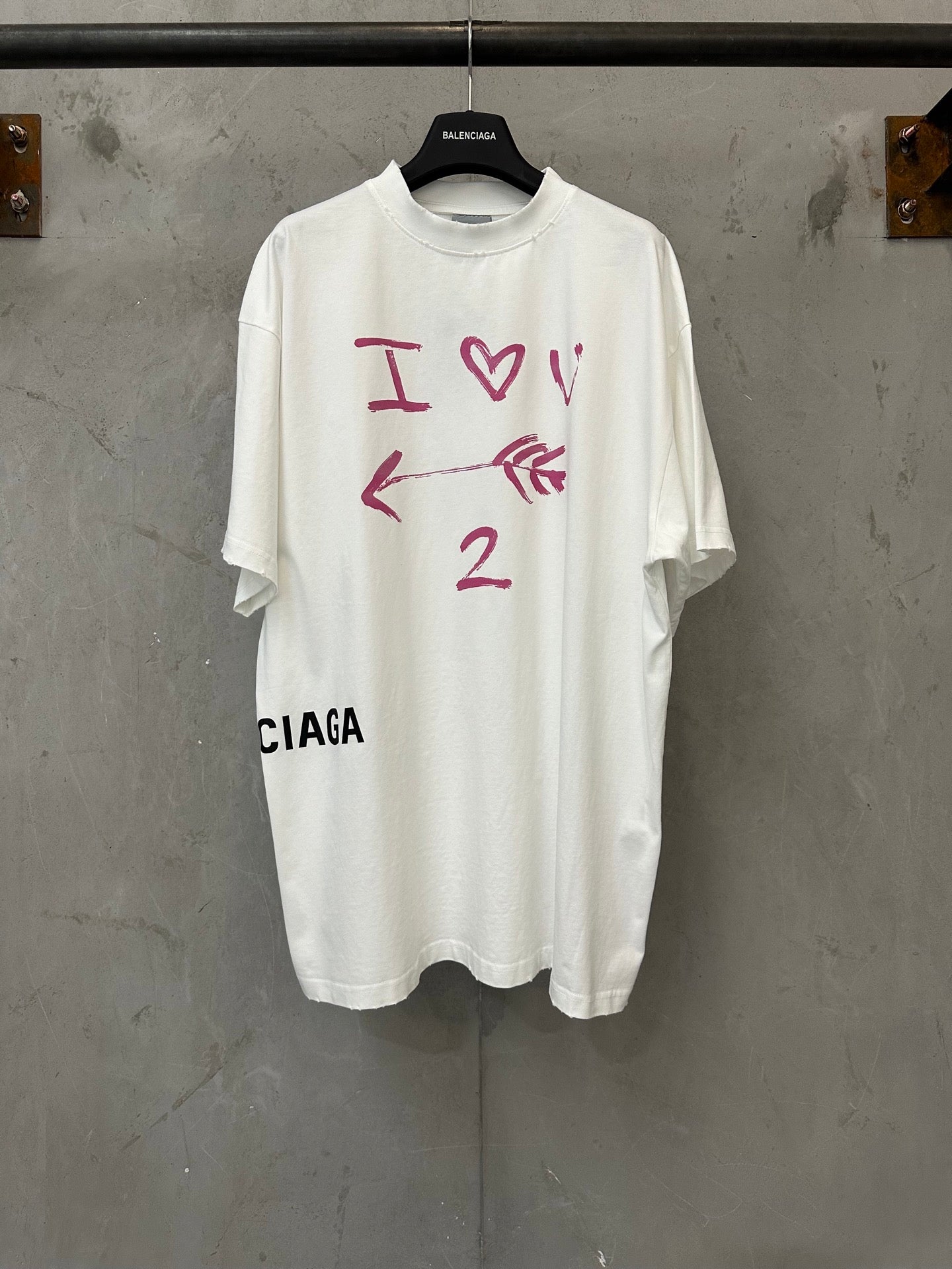 주말QZ / 발렌시아가 커플 반팔 티셔츠