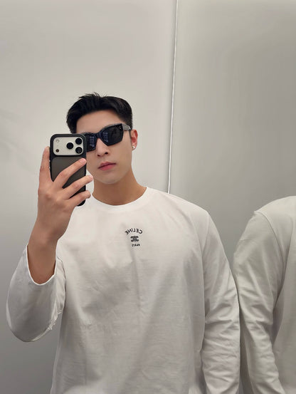 주말QZ / 셀린느 자수 긴팔 티셔츠
