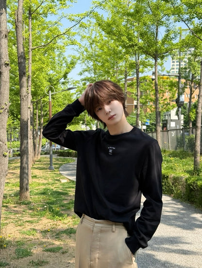 주말QZ / 셀린느 자수 긴팔 티셔츠