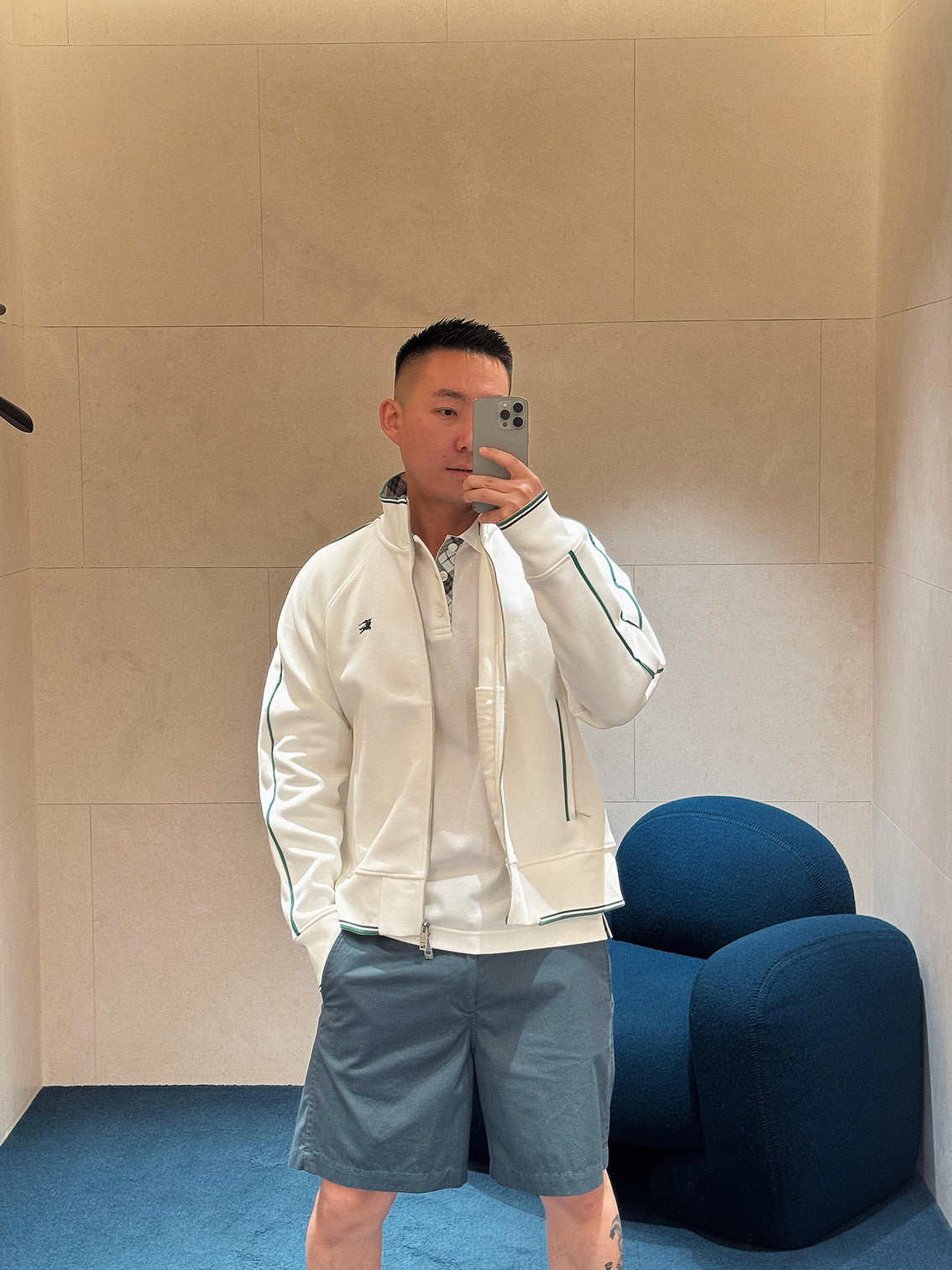 주말QZ / 버버리 코튼 테니스 자켓