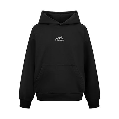 주말QZ / 발렌시아가 프린트 후드 맨투맨