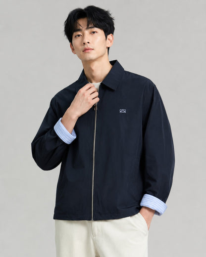 주말QZ / 로에베 컬러 대비 스트라이프 안감 자켓