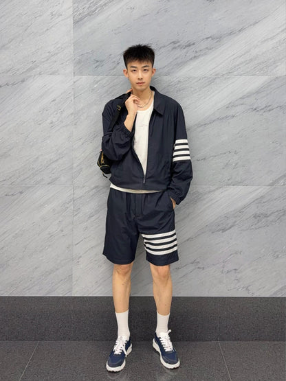 주말QZ / 톰브라운 지퍼 자켓