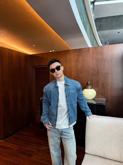 주말QZ / 디올 자수 체크 셔츠